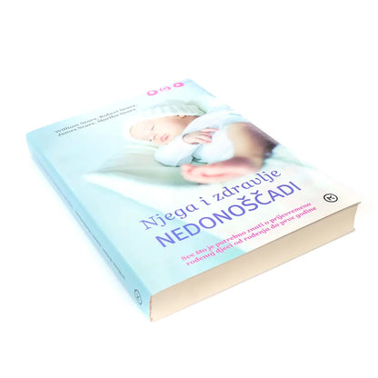 Njega i Zdravlje Nedonoščadi – Ina May Gaskin Book titled 'Nedonožadi' with a baby image on a white background