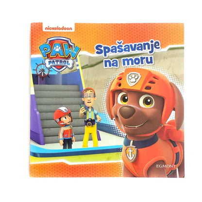 Paw patrol – Spašavanje Na Moru Paw Patrol book cover with cartoon characters and colorful design