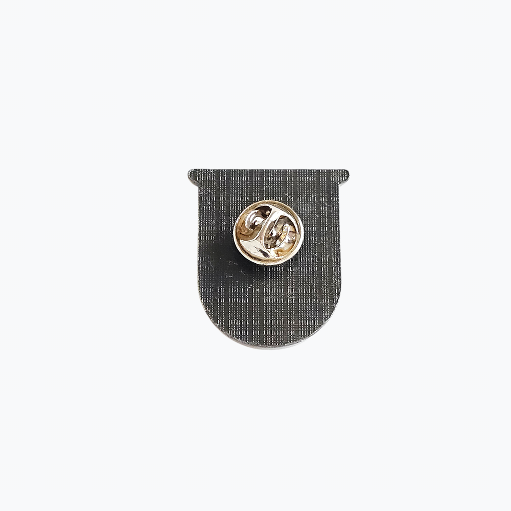 Pin Prvo Bijelo Polje U - Matte Silver
