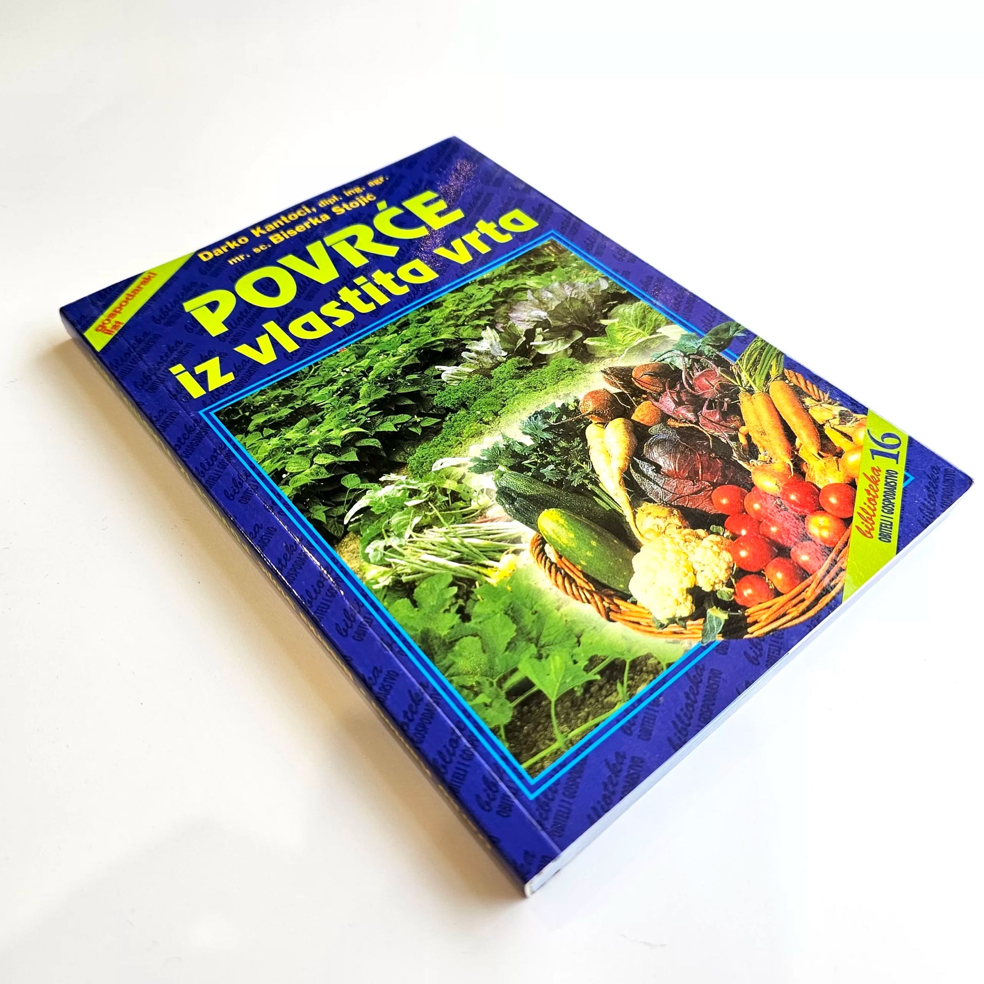 Povrće Iz Vlastita Vrta Book titled 'Povré iz vlastita vrta' with images of vegetables on a white background