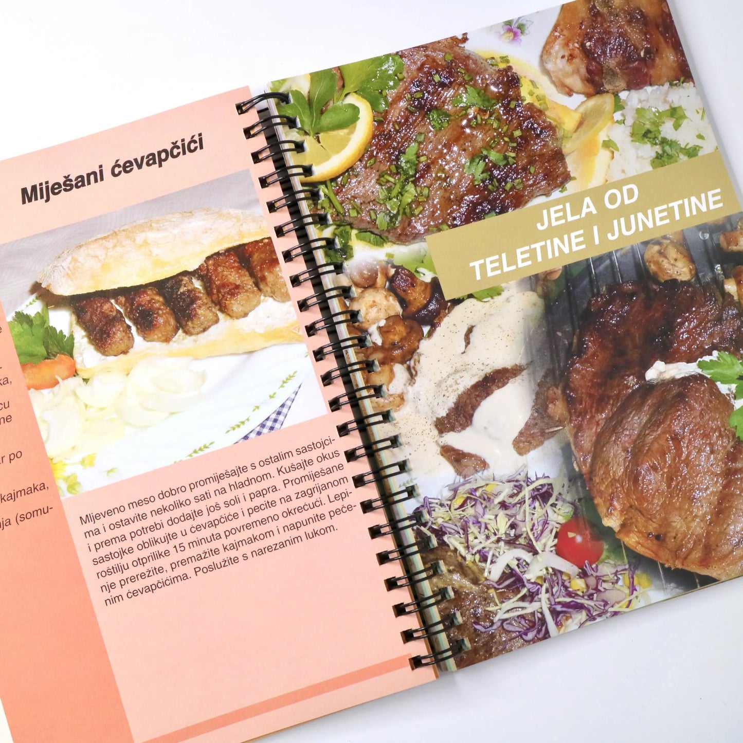 ROŠTILJ u Domu i Prirodi Cookbook with images of food and text on a white background