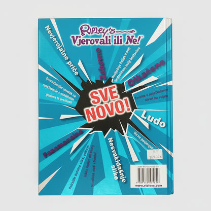 Ripley’s VJEROVALI ILI NE! – Vidi i Vjeruj Ripley's game packaging with blue background and colorful text