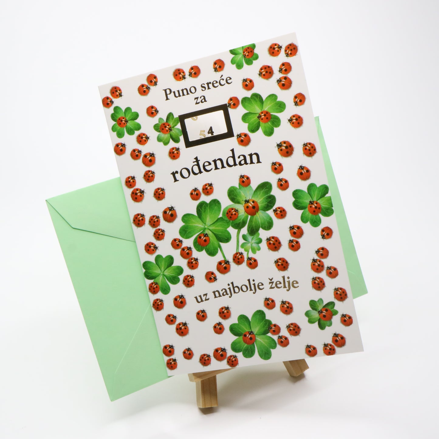 Sretan Rođendan Lady Bug Birthday Card