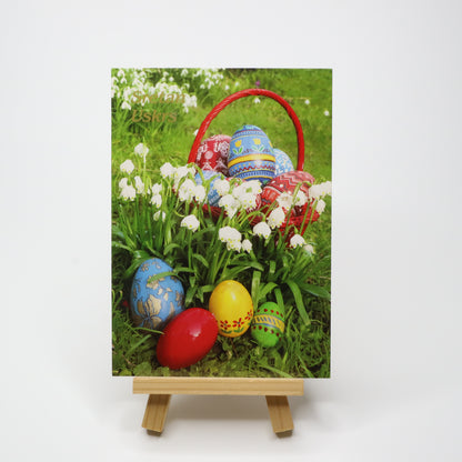 Sretan Uskrs Daffodils Easter Post Card