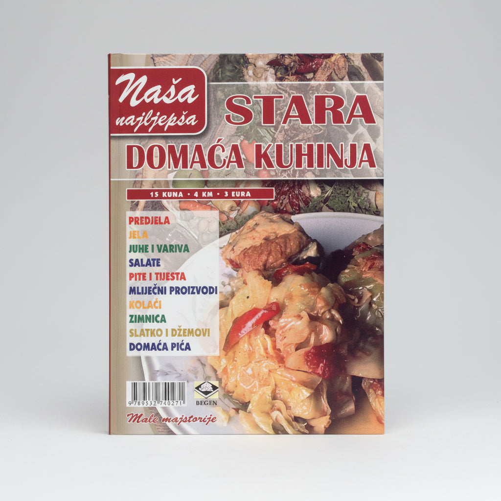 Naša Najljepša – Stara Domaća Kuhinja Magazine cover featuring a dish with text in a foreign language