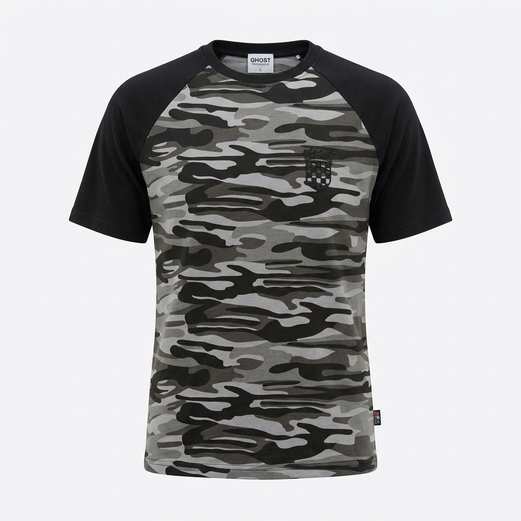 T-shirt Croatia Camo