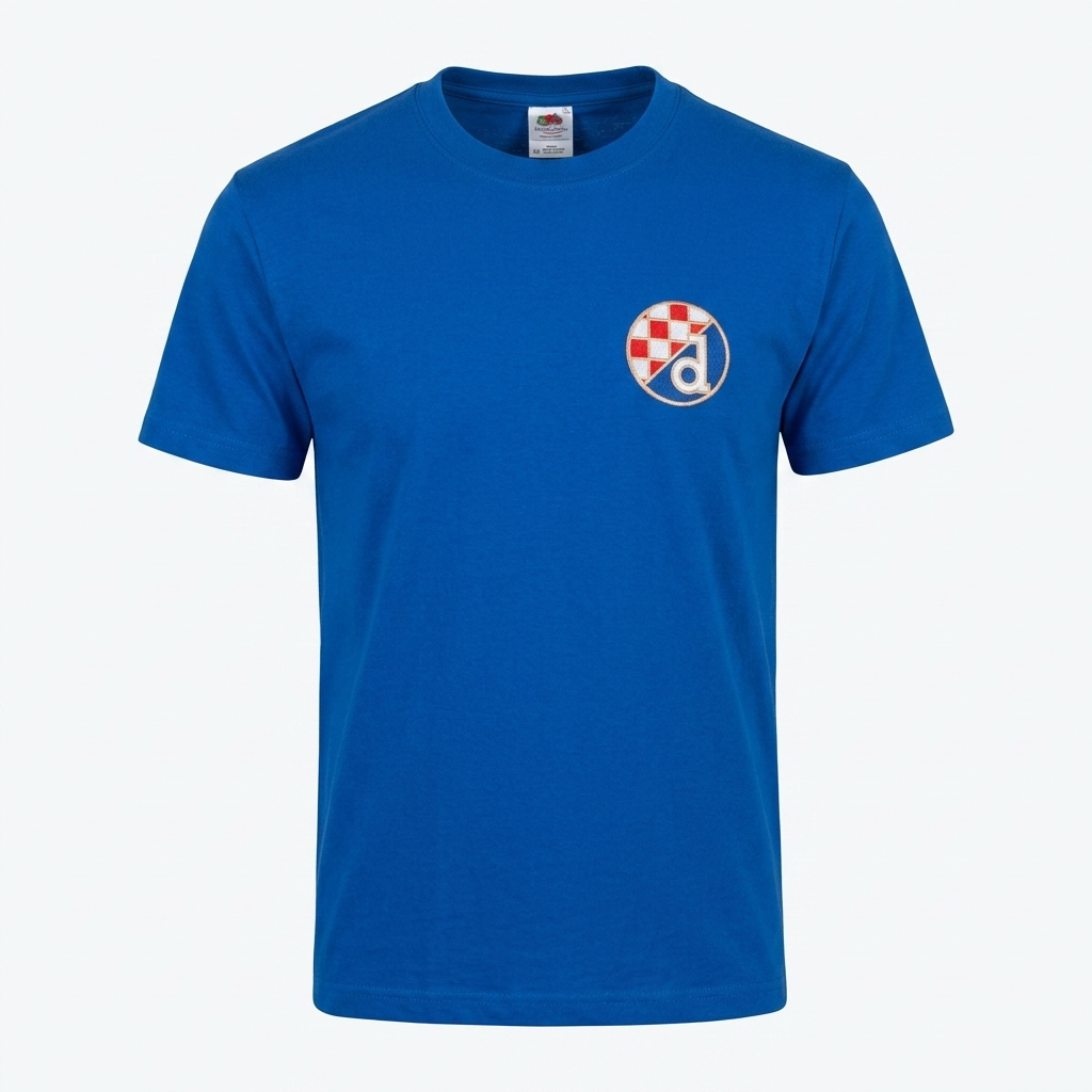 T-shirt Dinamo Zagreb Blue t-shirt with a logo on the chest against a white background