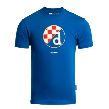 T-shirt Dinamo Zagreb Big Logo Blue t-shirt with a logo on a white background