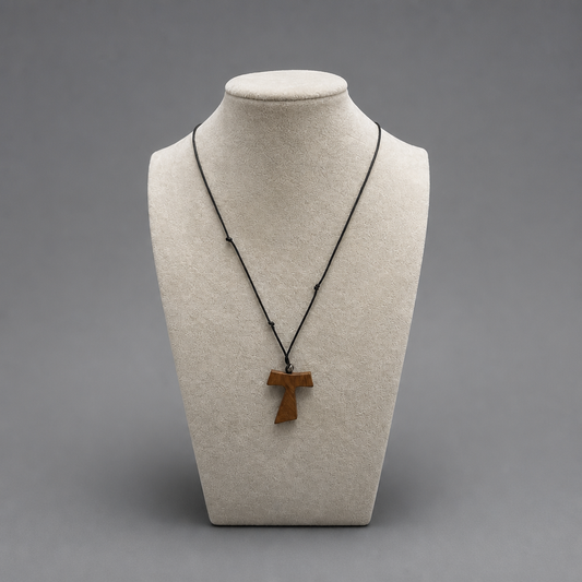 Traditional Međugorje Necklace (Large) Dark Cord