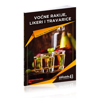 Book cover with glasses of alcohol and text on a white background