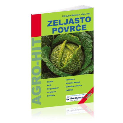 Zeljasto Povrće Book cover of 'Zeljasto povráce' with a green cabbage on a white background